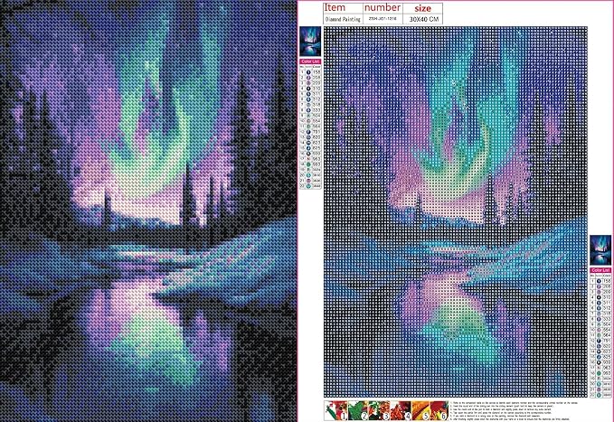 Naykow Aurora Borealis Diamond Painting Kits - Image 2