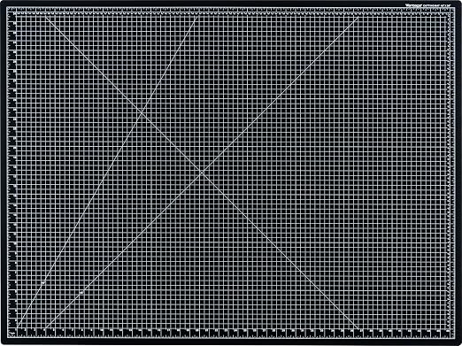 Dahle Vantage 10674 Premium Self-Healing Cutting Mat, 1/2" Grid, 5 Layers by Dahle