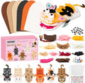 WATINC 6Pcs Cat Hand Puppet Making Kit, Art Craft Felt Sock Puppet Toys | by WATINC