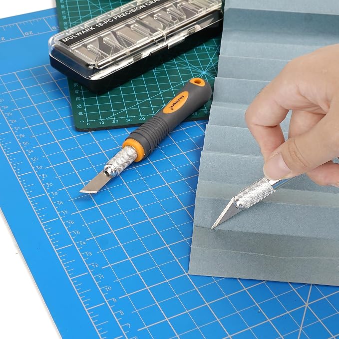 MulWark 136-Piece Precision Hobby Knife Set - Image 7