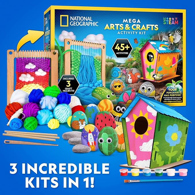 NATIONAL GEOGRAPHIC Mega Arts & Crafts Activity Kit - Image 2