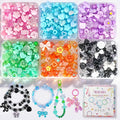 Sistenia 480PCS Acrylic Beads for Bracelet Making Kit by Unknown