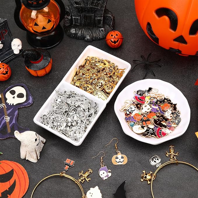 SANNIX 350Pcs Halloween Charms, - Image 4