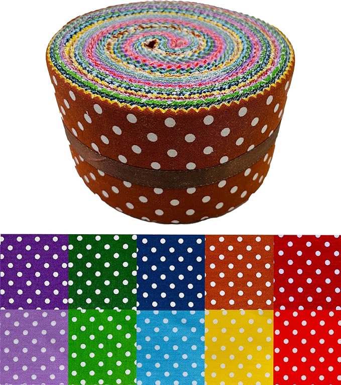 40 Strip Jelly Roll Fabric Strips - Image 4