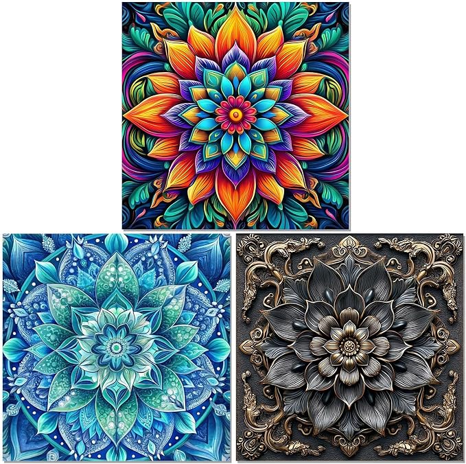 Gemozaic 3 Pack Diamond Painting Kits by Gemozaic