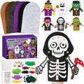 WATINC 6Pcs Halloween Hand Puppet Making Kit, Felt Sock Puppet Toys | Art Craft by WATINC