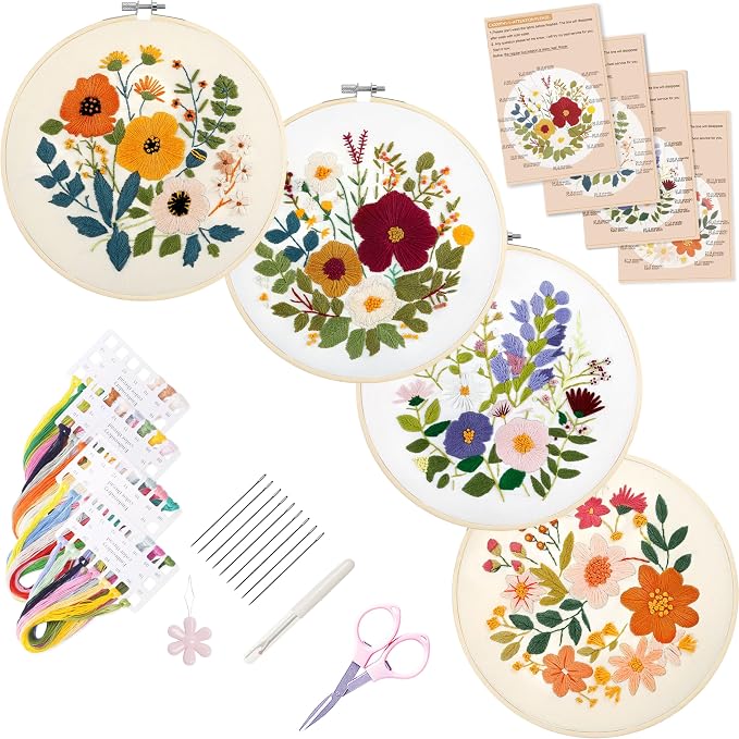 Bonroy Embroidery Kit for Beginners by Bonroy