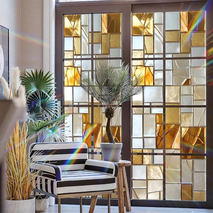 Stained Glass Window Privacy Film Static Cling - Image 3