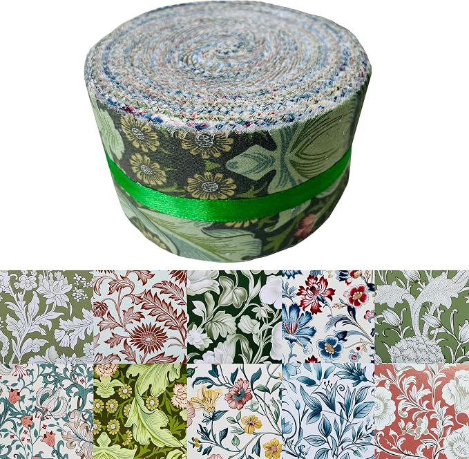 40 Strip Jelly Roll Fabric Strips - Image 2