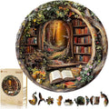 KAAYEE Wooden Puzzles for Adults, Tree House Library Wooden Jigsaw Puzzle by KAAYEEDirect