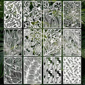 Texture Stencils for Crafts Reusable 12Pcs Stencils | DIY Art Painting Stencil by Unknown