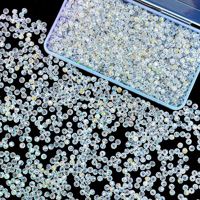 1200Pcs 4mm Crystal Glass Beads by Laopottbeads