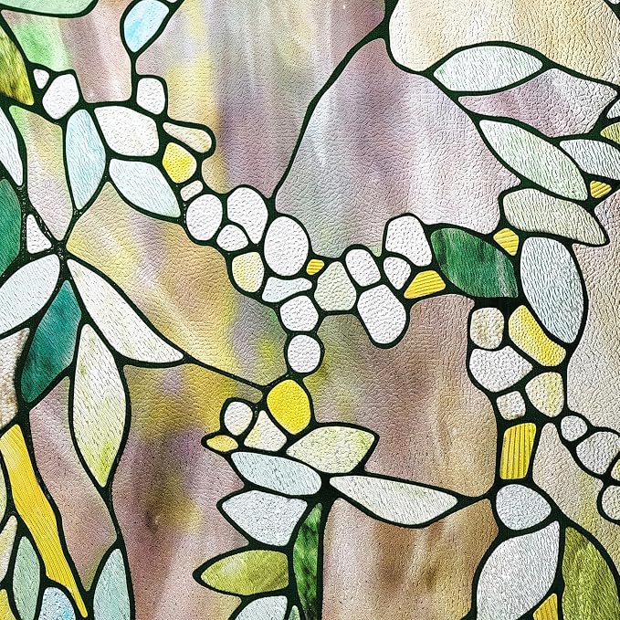3D Stained Glass Window Film, Decorative Window Privacy Film - Image 2