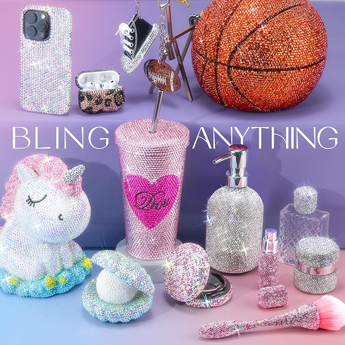 50000Pcs Bedazzling Kit with Rhinestones 3mm, 40 Colors Bedazzler Kit Resin - Image 4