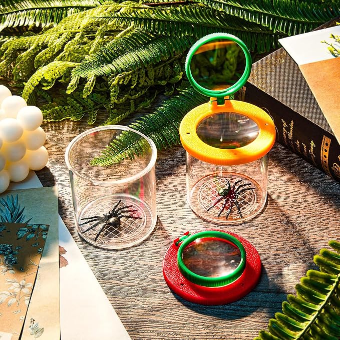 Skylety 4 Pcs Insert Bug Viewer Magnifier Backyard Explorer Bug Catcher Kit - Image 5