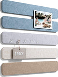 Fluxynara Cork Board Alternative Felt Strip Board 5-Pack 13"x2", Office Pin by FLUXYNARA
