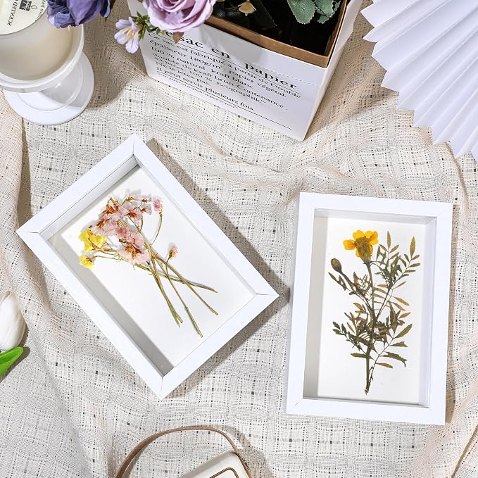 6 Pack 4 x 6 Inches Shadow Box Frame, Small Wood Frame Memory Display Cases - Image 5
