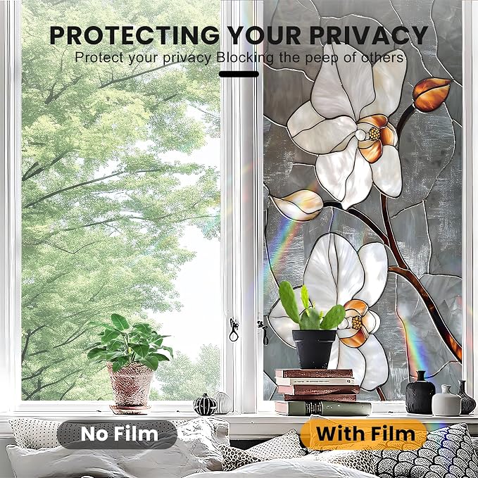Stained Glass Window Privacy Film Static Cling - Image 5