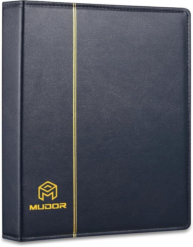 MUDOR 4 Ring Empty Stamp Binder by MUDOR
