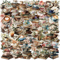 50 PCS Vintage Coffee Book Stickers by Unknown