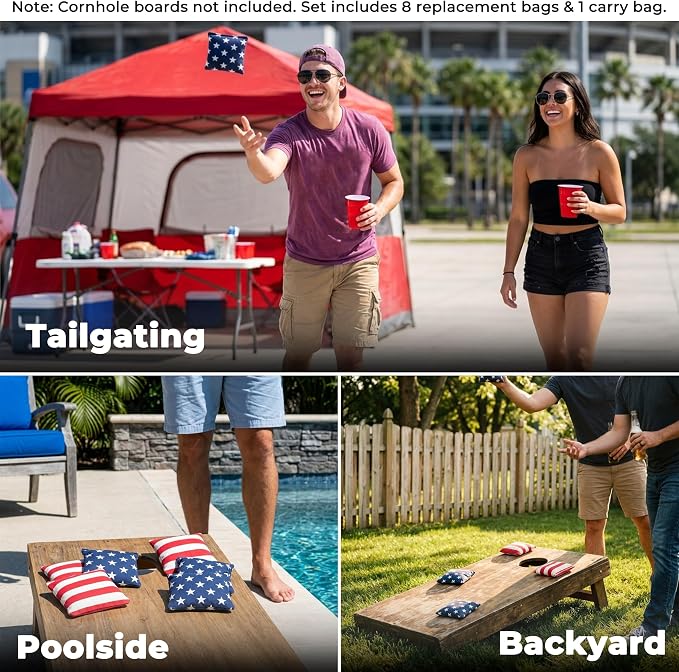 SPORT BEATS Cornhole Bags Set of 8 - Image 4