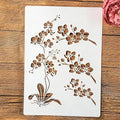 TIAMECH A4 Reusable Orchid Stencil by TIAMECH