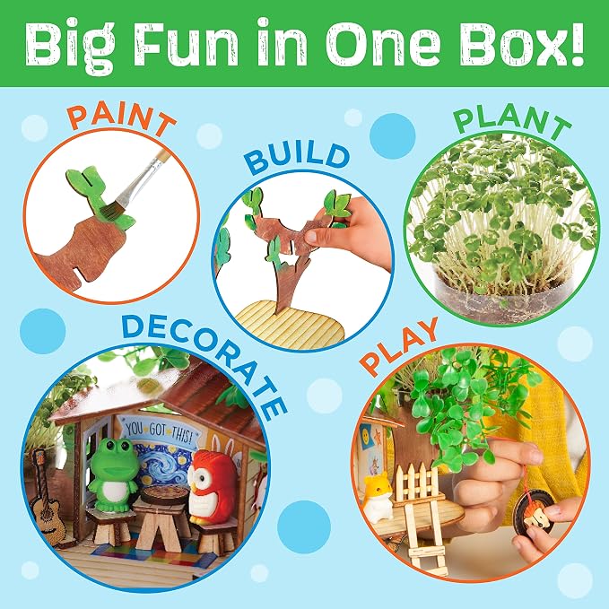 Creativity for Kids Build and Grow Tree House Craft Kit - Image 2