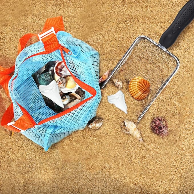 Vodolo Beach Mesh Shovel with Mesh Beach Bag - Image 2