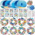 Hollowfly 48 Sets Summer Ocean Wreath Craft Kits DIY Under The Sea Wreath by Hollowfly