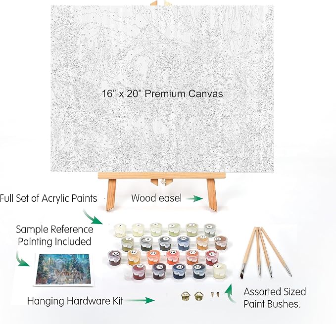 Ledgebay DIY Paint by Numbers Kit - Image 4