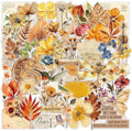 50PCS Transparent Flora Scrapbook Stickers, Flower-G | Vintage Aesthetic Flowers by Unknown
