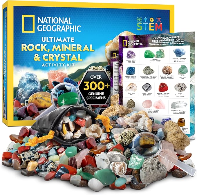 National Geographic Rock Collection Box by BlueMarbleToys