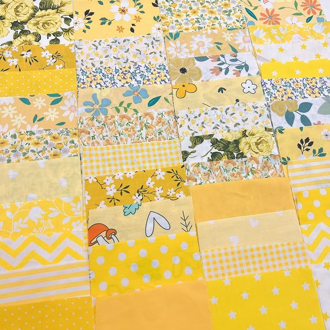 Cotton Fabric DIY Making Supplies Quilting Patchwork Fabric Fat Quarter Bundles - Image 2