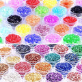 48 Box Crushed Glass Craft Glitter Fine by DIYCICO