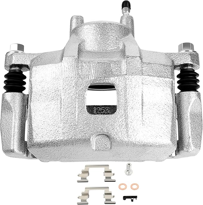 SCITOO Front Left Brake Caliper With Bracket 18B5032 Compatible For Chrysler 0 /Sebring, For Dodge Avenger 08-14 For Dodge Caliber 07-12 For Jeep Compass 07-17 For Jeep Patriot 07-17