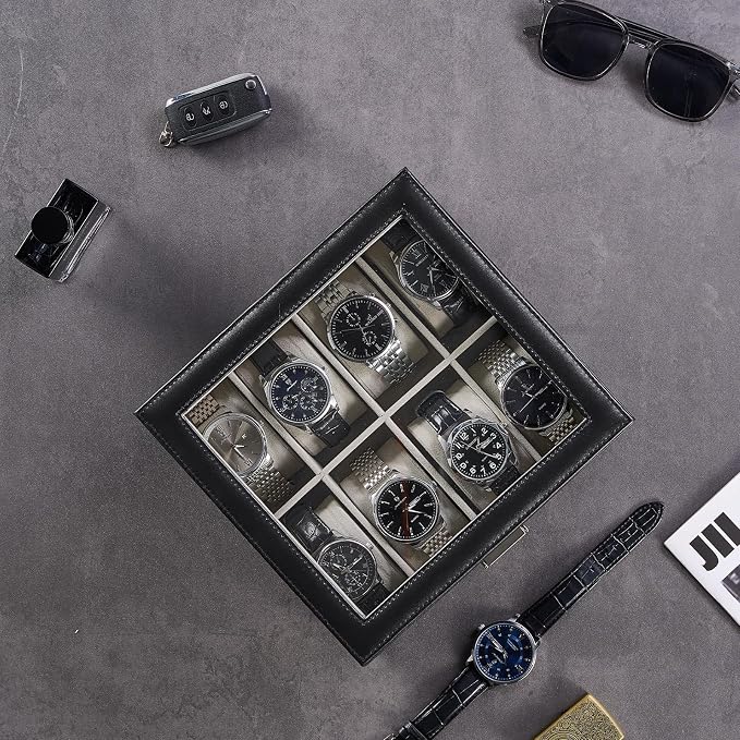 ProCase Watch Box, 8 Slot Watches Display Case - Image 6