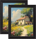 eletecpro 8.5x11 Vintage Picture Frame, Glass Cover, Horizontal or Vertical by eletecpro