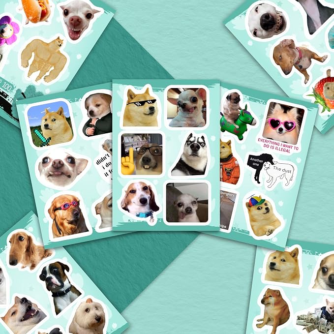 100Pcs Dog Meme Stickers for Water Bottle, Laptop - Image 6