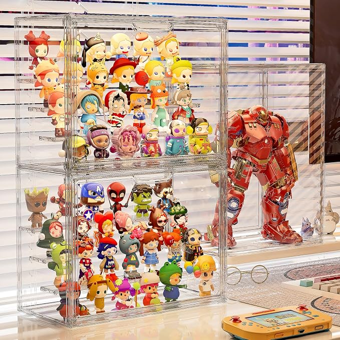 Clear Acrylic Display Case for Collectibles 4 Layer Hobby Figure Display Case - Image 2