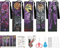 NEGEKFKX 5 Pcs Halloween Cross Stitch Bookmark Kit by NEGEKFKX