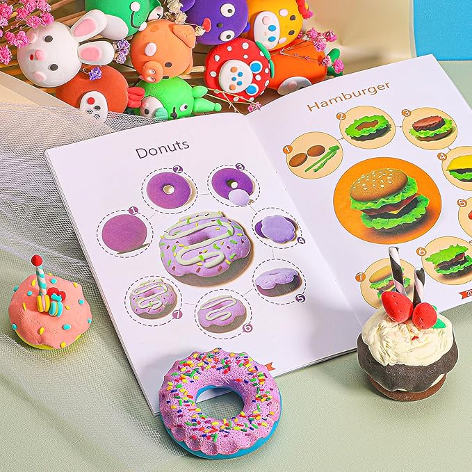 Modeling Clay - 50 Colors Air Dry Clay, DIY Molding Magic Clay - Image 5