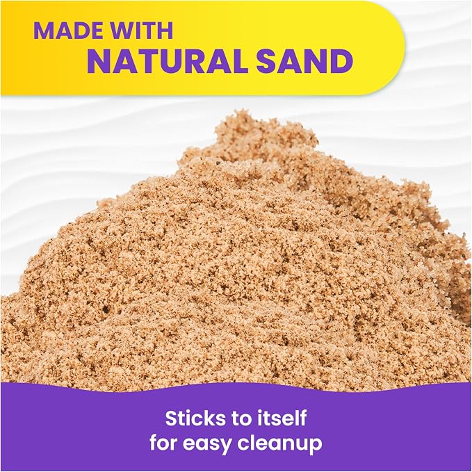 Kinetic Sand 11lb Brown Sand Amazon Exclusive, Sensory Toys, Ages 3+ - Image 4
