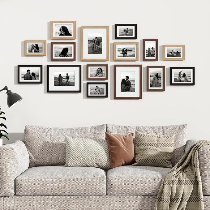 Venusmiles 15 Pack Picture Frames Collage Wall Decor, Gallery Frame Set - Image 4
