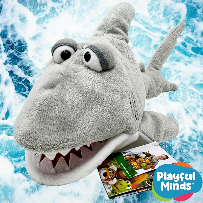 Living Puppets 12-Inch Friendly Shark Hand Puppet - Image 4