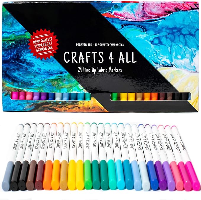 Crafts 4 All Fabric Pens for Clothes by Crafts4ALL