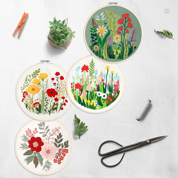 Bonroy Embroidery Kit for Beginners - Image 2