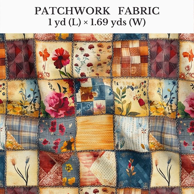 100% Cotton Fabric by the Yard – Turkish Quality Quilting & Sewing Fabric - Image 2
