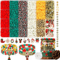 Gionlion Christmas Beads for Bracelets, Clay Beads Bracelat Making kit Golden by Gionlion