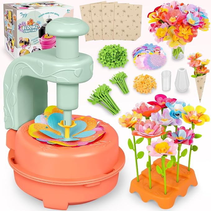 Fabric Flower Bouquets Toys, DIY Craft Kits Toys by Toyly
