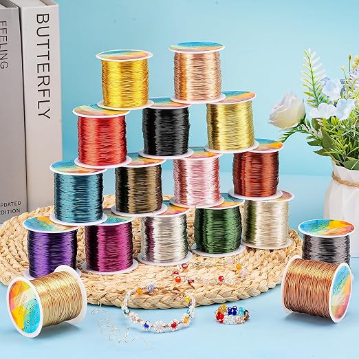 203 Feet Tarnish Resistant Copper Wires 24 Gauge/0.5mm Jewelry Craft Wires - Image 7